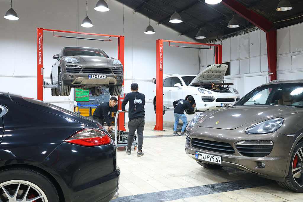 تعمیر گیربکس پورشه