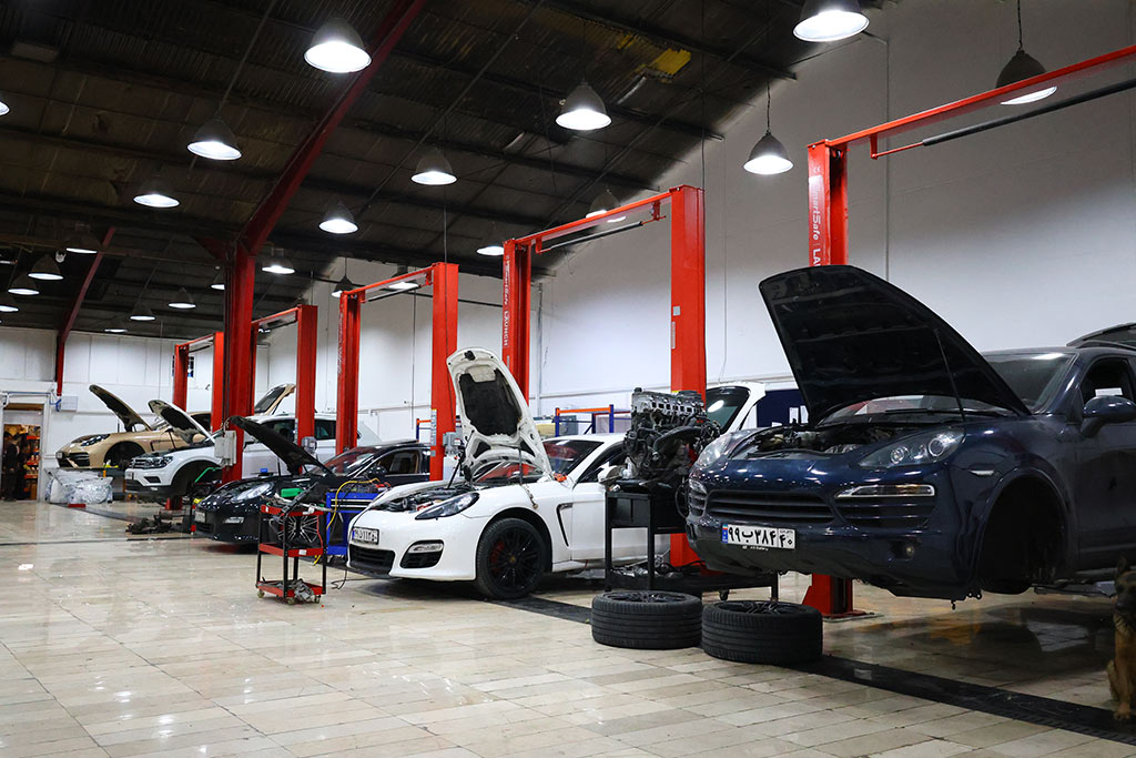 تعمیر جلوبندی پورشه